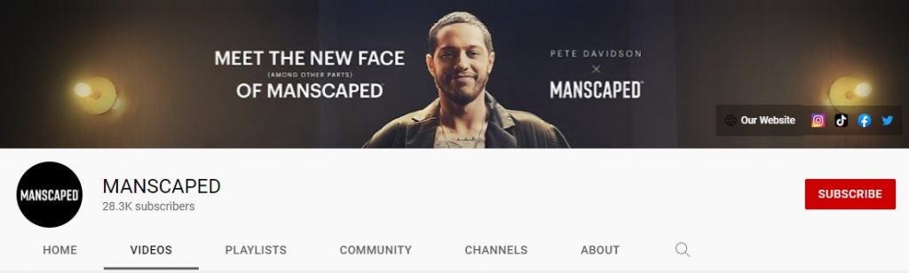 manscaped youtube channel cover
